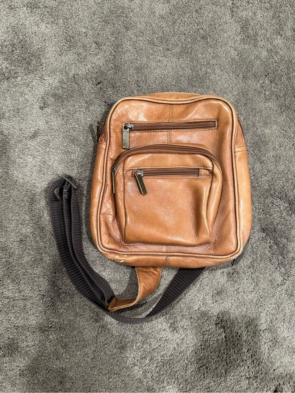 Handmade Ecuadorian Leather Unisex Satchel/handbag/mini bag